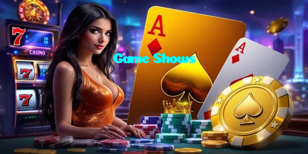 Game Shows casino presented on mobile device in Pakistan with slots and live games